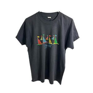 Vintage Key West Black T Shirt Screen Stars Size Large